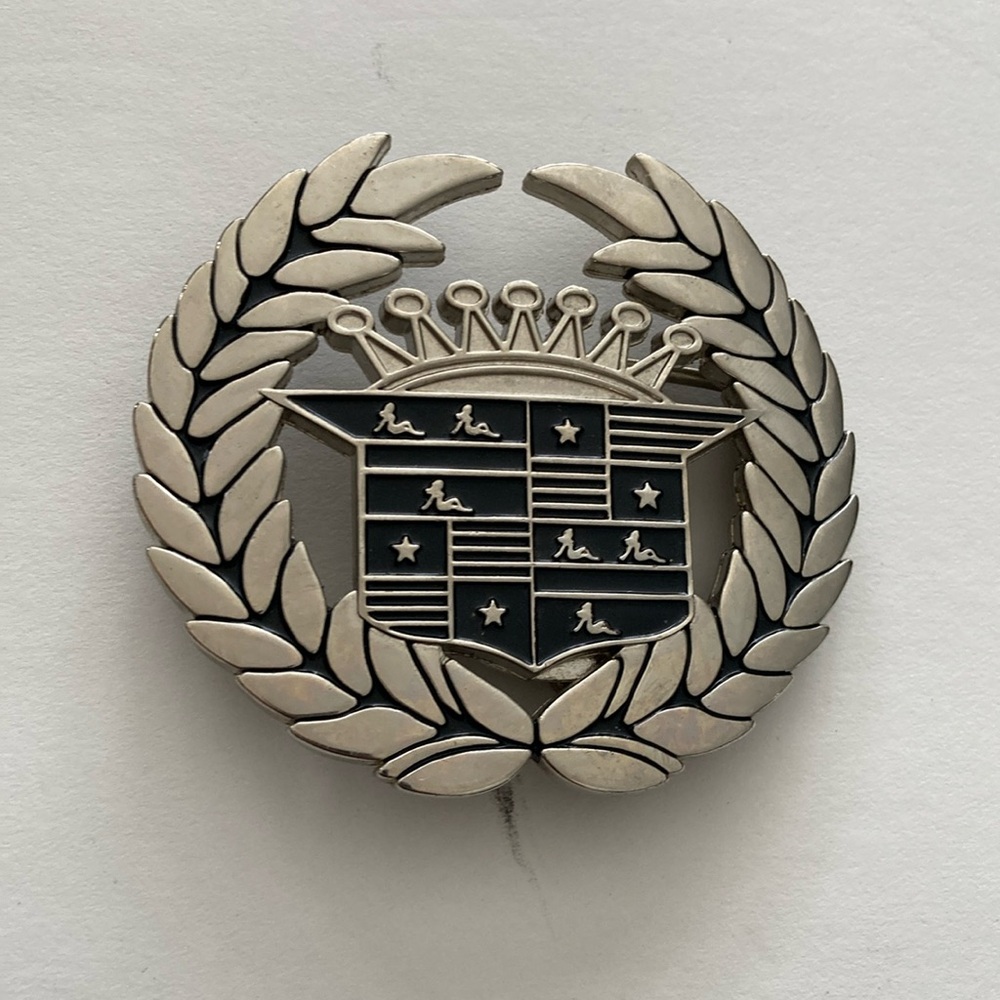 Cadillac Silver Emblem Badge
